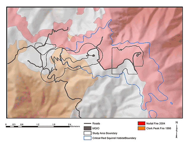 Clark Peak and Nuttall Fire Overview