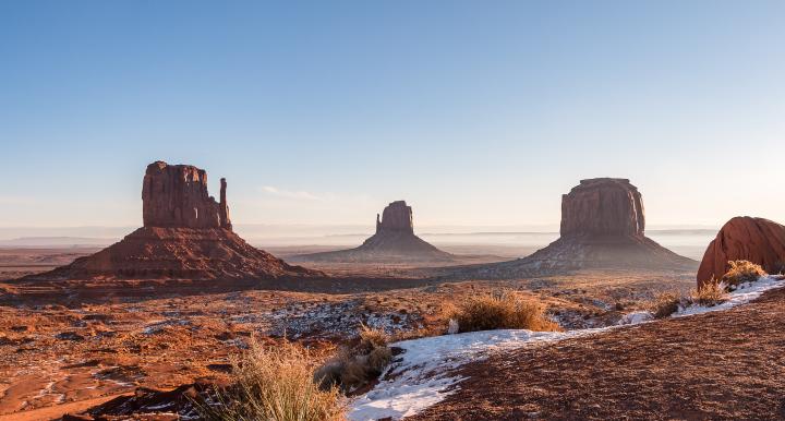 Monument Valley, located on Navajo lands